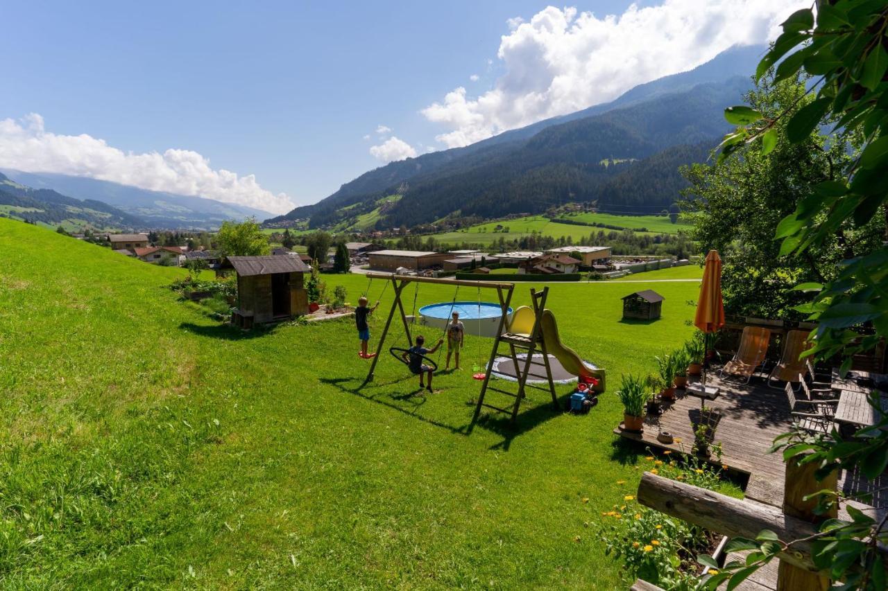Ferienwohnung Bauernhof Obererlach Bramberg am Wildkogel Dış mekan fotoğraf